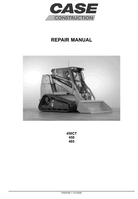 case 450ct skid steer service manual|case 450 skid steer problems.